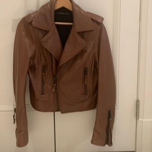 Balenciaga Biker Moto leather jacket 44